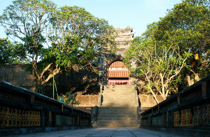 vietnam167: Hue - Vietnam: Minh Mang Mausoleum - the second emperor of the Nguyen Dynasty - photo by Tran Thai - (c) Travel-Images.com - Stock Photography agency - Image Bank