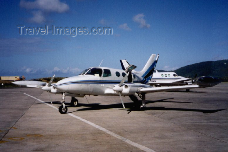 virgin-us2: US Virgin Islands - Saint Thomas / STT: Cyril E. King airport - Cessna - Air St. Thomas (photo by Miguel Torres) - (c) Travel-Images.com - Stock Photography agency - Image Bank