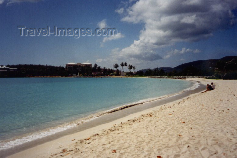 virgin-us23: US Virgin Islands - St. Thomas: beach on Lindbergh bay (photo by Miguel Torres) - (c) Travel-Images.com - Stock Photography agency - Image Bank