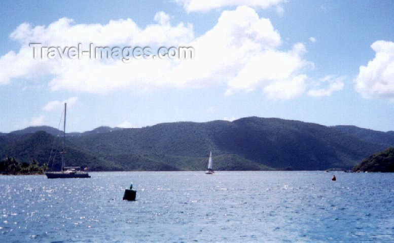 virgin-us29: US Virgin Islands - St. John: Waterlemon Bay from Tortola (photo by Miguel Torres) - (c) Travel-Images.com - Stock Photography agency - Image Bank