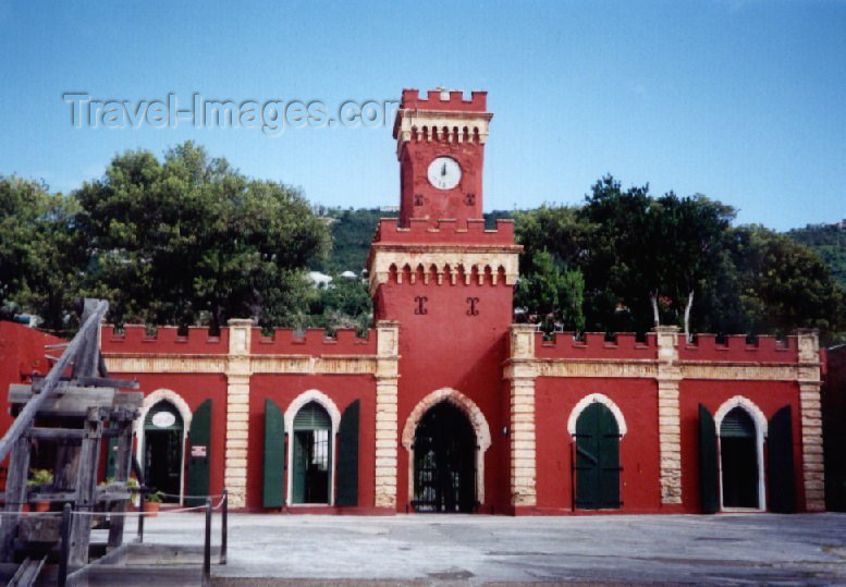 virgin-us5: Caribbean - US Virgin Islands - Saint Thomas / STT: Charlotte Amalie - Danish memory: Fort Christian (photo by M.Torres) - (c) Travel-Images.com - Stock Photography agency - Image Bank