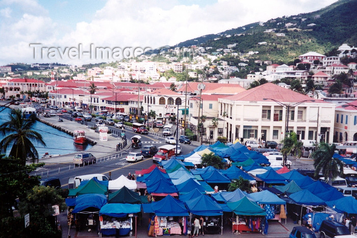 virgin-us6: US Virgin Islands - Saint Thomas: Charlotte Amalie - Vendor's Plaza (photo by M.Torres) - (c) Travel-Images.com - Stock Photography agency - Image Bank