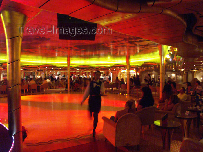 virgin-us61: USVI - St. Thomas - bar area in  cruise liner Costa Magica - photo by G.Friedman - (c) Travel-Images.com - Stock Photography agency - Image Bank