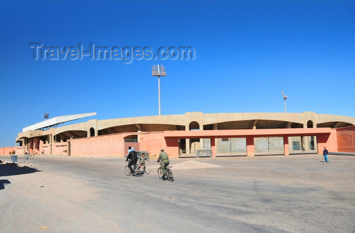western-sahara10: Laâyoune / El Aaiun, Saguia el-Hamra, Western Sahara: 30,000 seat soccer stadium - photo by M.Torres - (c) Travel-Images.com - Stock Photography agency - Image Bank