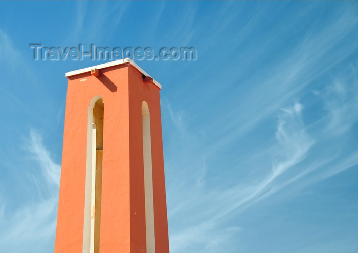 western-sahara135: Laâyoune / El Aaiun, Saguia el-Hamra, Western Sahara: Spanish Cathedral - bell tower and sky - photo by M.Torres - (c) Travel-Images.com - Stock Photography agency - Image Bank