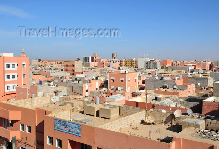 western-sahara30: Laâyoune / El Aaiun, Saguia el-Hamra, Western Sahara: Colomina district - view from hotel Sahara Line - photo by M.Torres - (c) Travel-Images.com - Stock Photography agency - Image Bank