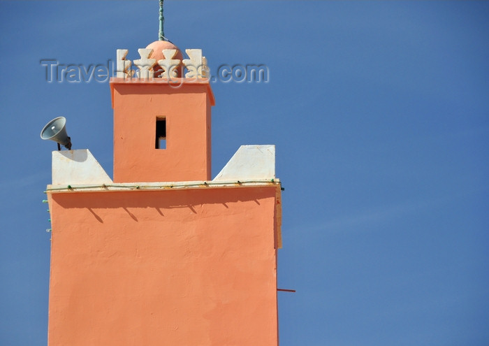 western-sahara73: Laâyoune / El Aaiun, Saguia el-Hamra, Western Sahara: minaret of the old friday mosque - Colonial district - photo by M.Torres - (c) Travel-Images.com - Stock Photography agency - Image Bank