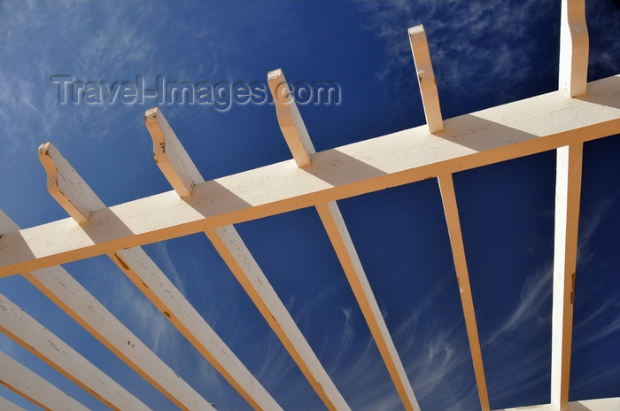 western-sahara76: Laâyoune / El Aaiun, Saguia el-Hamra, Western Sahara: pergola in front of the Spanish Cathedral - Plaza de África - photo by M.Torres - (c) Travel-Images.com - Stock Photography agency - Image Bank