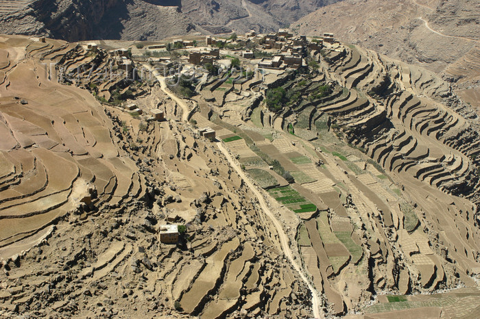 yemen28: Yemen - Haraz mountains - Al-Mahwit Governorate - landscape with terraces - photo by E.Andersen - (c) Travel-Images.com - Stock Photography agency - Image Bank