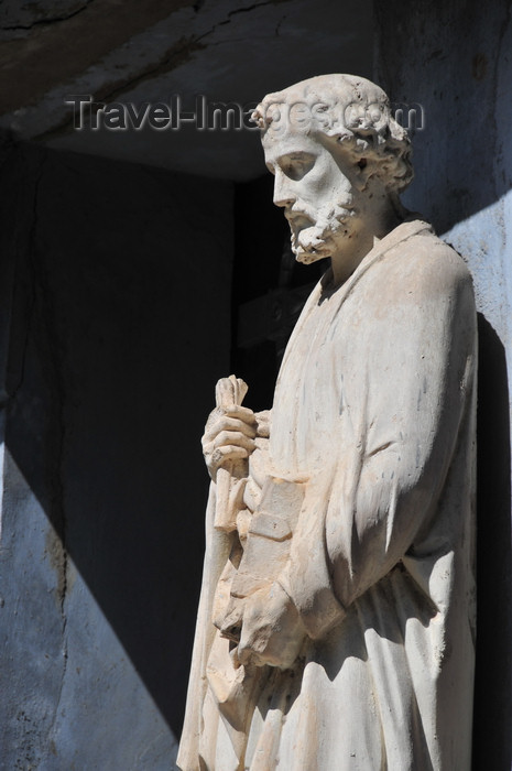 zanzibar153: Stone Town, Zanzibar, Tanzania: St Joseph's Catholic Cathedral - St Joseph at the entrance - between Baghani and Soko Muhogo areas - photo by M.Torres - (c) Travel-Images.com - Stock Photography agency - Image Bank