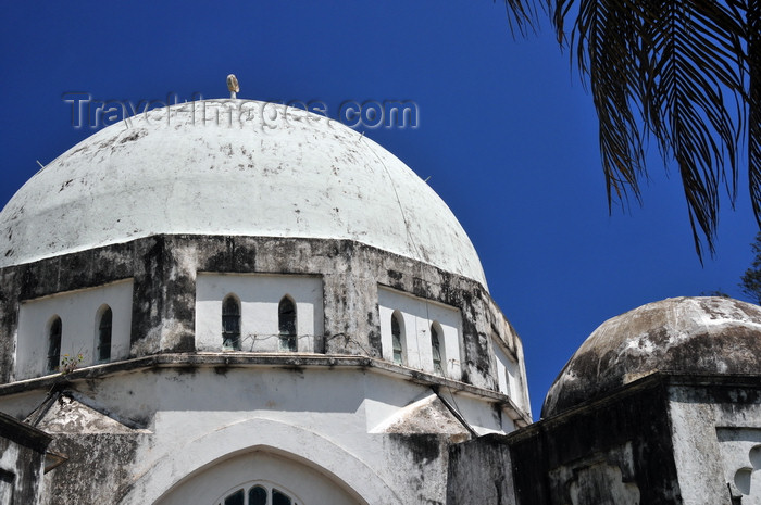 zanzibar167: Stone Town, Zanzibar, Tanzania: Peace Memorial Museum - dome - designed by British architect J.H. Sinclair - Beit Al-Amani - Benjamin Mkapa road - Vuga area - photo by M.Torres - (c) Travel-Images.com - Stock Photography agency - Image Bank