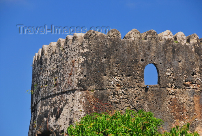 zanzibar18: Stone Town, Zanzibar, Tanzania: Old fort - tower detail - Arab fort - Ngome Kongwe - photo by M.Torres - (c) Travel-Images.com - Stock Photography agency - Image Bank