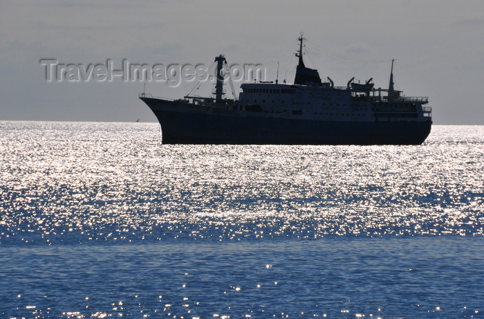 zanzibar71: Stone Town, Zanzibar, Tanzania: silhouette of the MV Mapinduzi - photo by M.Torres - (c) Travel-Images.com - Stock Photography agency - Image Bank