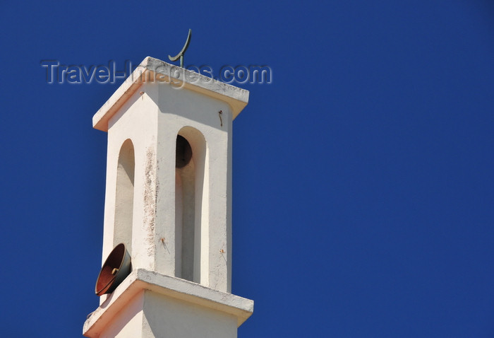 zanzibar95: Stone Town, Zanzibar, Tanzania: minaret detail - mosque in Shangani street - photo by M.Torres - (c) Travel-Images.com - Stock Photography agency - Image Bank