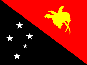 Papua New Guinea / Papua Nova Guin / Papua-Jaungvineja / Ppua j Guinea / Papua Nov Gvinea / Papuas Nowy Gwinea / Papua Noua Guinee / Papua Nov Gvineja / Papouasie Nouvelle Guine / Papua Neuguinea - flag