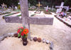 PNG - Papua New Guinea - Cemetery crosses, Ali Island (photo by B.Cain)