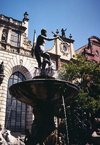 Gdansk / Danzig (Pomorskie / Pomerania), Poland: fountain with Poseidon - photo by G.Frysinger