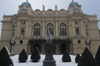 Poland - Krakow: faade of Slowacki theater in winter (photo by M.Gunselman)