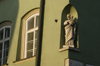 Poland - Krakow: Saint in a niche - typical building corner, relfecting Poland's profound spiritual heritage (photo by M.Gunselman)