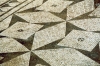 Portugal - Algarve - Vilamoura (concelho de Loul): Cerro da Vila Roman site - detail of Roman mosaic - misaico Romano - motivos geomtricos - photo by M.Durruti