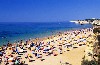 Portugal - Algarve - Armao de Pera (Concelho de Silves): mid-summer beach / praia no pico do vero - photo by T.Purbrook