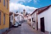 Portugal - Almeida: rua com a torred od relogio ao fundo / street and clock tower  - photo by M.Durruti