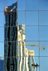 Portugal - Lisboa: torres e Centro Comercial Amoreiras / Amoreiras Shopping centre - reflection - photo by F.Rigaud