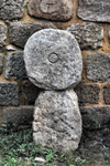 Belver (Gavio municipality) - Portugal: pre-Roman stone icon in the castle - escultura pr-Romana no castelo - photo by M.Durruti