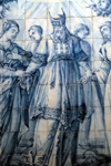 Portugal - Montijo: tiles at the church of the Holy Spirit / azulejos na Igreja do Esprito Santo, Matriz - photo by M.Durruti