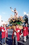 Moita do Ribatejo: So Francisco de Assis na procisso - Festas em honra de Nossa Senhora da Boa Viagem