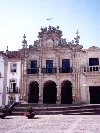 Portugal - Trs os Montes - Chaves CHV : arcos da Igreja da Mesericordia - Praa de Cames / arches of the Mesericrdia church - photo by M.Durruti