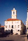 Portugal - Almada: torre da velha Cmara Municipal / City Hall - clock tower - photo by M.Durruti