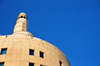 Doha, Qatar: Qatar Islamic Cultural Center, FANAR - cylinder and spiral minaret - photo by M.Torres