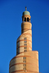 Doha, Qatar: Qatar Islamic Cultural Center, FANAR - top of the spiral minaret / manara - photo by M.Torres