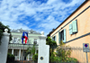 Saint-Denis, Runion: creole house - public building on Avenue de la Victoire - photo by M.Torres