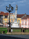 Romania - Timisoara: Unirii square - Trinity column - photo by *ve