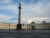 Russia - St. Petersburg: Alexander's column - Dvortsovaya Square / Palace Square (photo by D.Ediev)