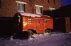 Russia - Khatanga (Taymyria): old caboose ( manned rail transport vehicle coupled at the end of a freight train) (photo by E.Philips)