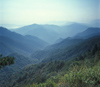 Russia - Lagonaki - Republic of Adygheya / Adygea / Adyghe / Adygeya: view of the valley - north foothills of the Caucasus Mountains (photo by Vladimir Sidoropolev)