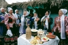 Russia - Krasnodar: banquet - Golden Apple folk festival - Russian food - Caucasian food (photo by Vladimir Sidoropolev)