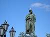 Russia - Moscow: Pushkin statue (photo by Dalkhat M. Ediev)