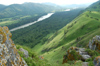 Russia - Altai republic, near village Maima, mountain Chertov palec (Devil's finger), Katun river - photo by M.Kazantsev