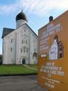Russia - Velikiy Novgorod: Church of the Transfiguration of Our Saviour- Iliyna street - info board - photo by J.Kaman