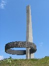 Russia - Karachay-Cherkessia - Cherkessk: 4th centenary monument (photo by Dalkhat M. Ediev)