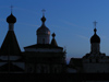 Russia - Ferapontovo - Valogda oblast: Ferapontov Monastery - roofs at dusk - photo by J.Kaman