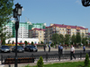 Chechnya, Russia - Grozny - renewed part of the city - official Audis and Mercedes - photo by A.Bley