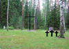 Russia - Meshera Forest  - Moscow oblast: graves of WWII Hungarian soldiers (photo by Dalkhat M. Ediev)