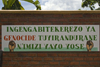 Northern Province, Rwanda: sign asking people to Stop the Genocide as we are all Rwandans - photo by C.Lovell