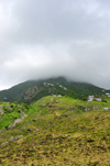 Hell's Gate / Zion's Hill, Saba: view towards Mount Scenery volcano, only 877 m, but the highest point of the Kingdom of the Netherlands - the island is so wet that it creates its own clouds, and the crest of Mt. Scenery is almost always overcast - photo by M.Torres