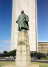 Cape Town, Western Cape, South Africa: European Soul - Portuguese navigator Bartolomeu Dias on Oliveira Salazar square - photo by M.Torres